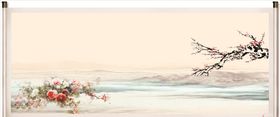 梅花风景画
