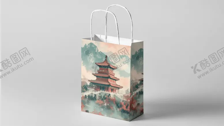 编号：84021101280636386029【酷图网】源文件下载-手提袋样机