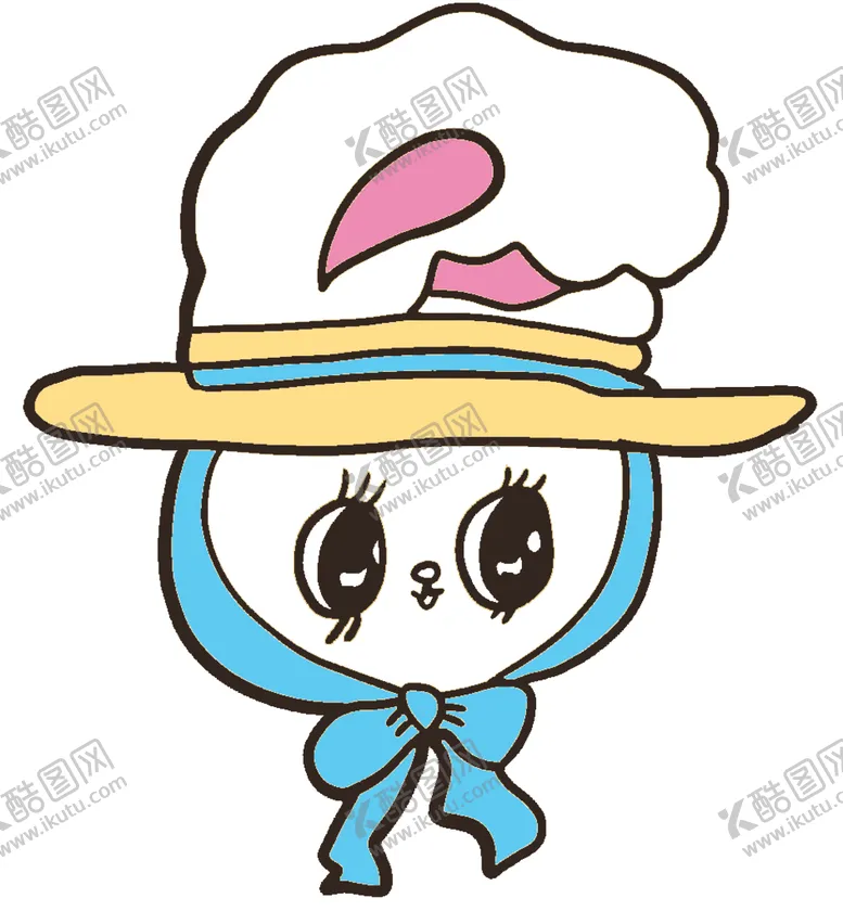 编号：48879506251127326446【酷图网】源文件下载-兔子帽子卡通T恤