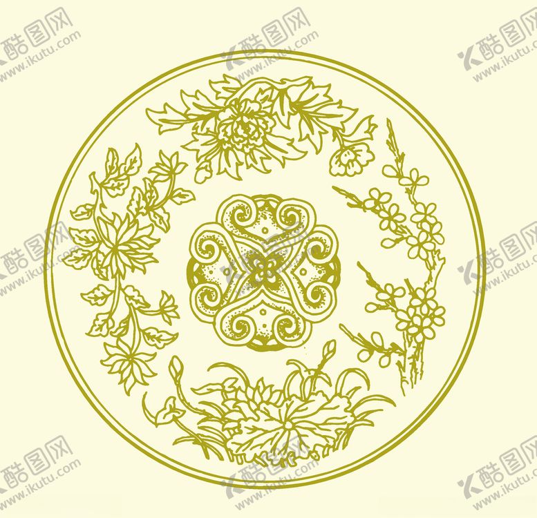 编号：79559810052113068827【酷图网】源文件下载-中式花纹图案