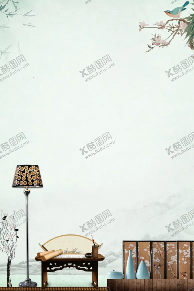 编号：53495106260231367518【酷图网】源文件下载-地产活动复古背景海报素材