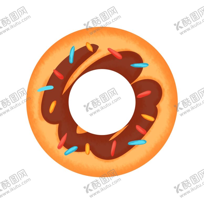 编号：60425001250317053042【酷图网】源文件下载-甜甜圈插画