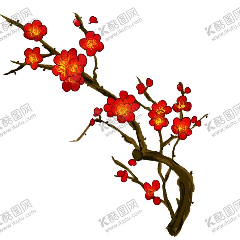 编号：39648805082016417892【酷图网】源文件下载-中国风水墨梅