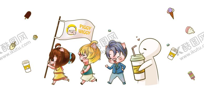 编号：91631709121255007328【酷图网】源文件下载-贪吃猪