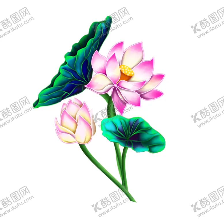 编号：95778804182153058548【酷图网】源文件下载-荷花元素
