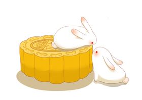手绘兔子素材