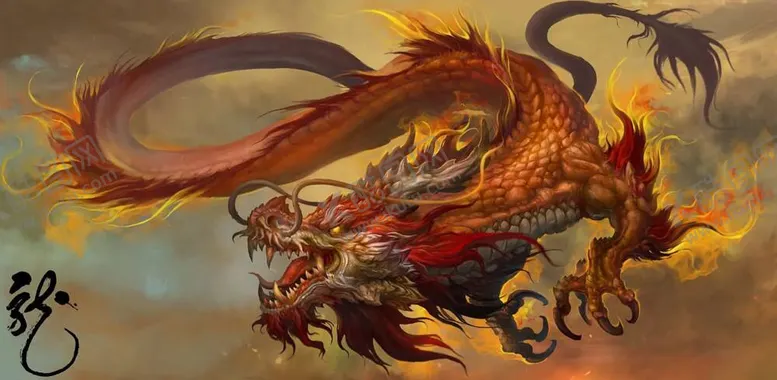 编号：69091812041557223017【酷图网】源文件下载-动漫背景龙