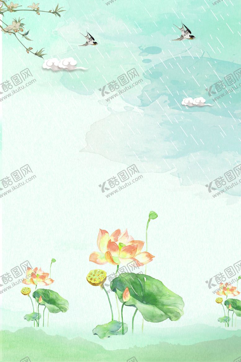 编号：24137009260040324807【酷图网】源文件下载-荷花背景