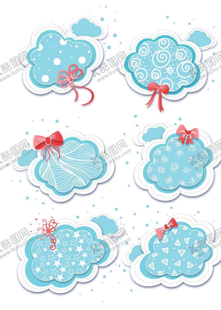 编号：34684509250632488579【酷图网】源文件下载-白云形状卡通对话气泡框