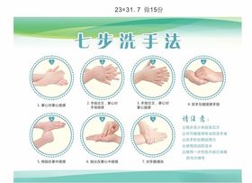 七步洗手法