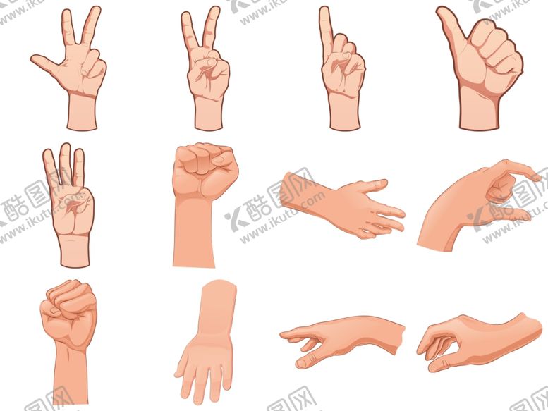 编号：93078309210838294481【酷图网】源文件下载-手势