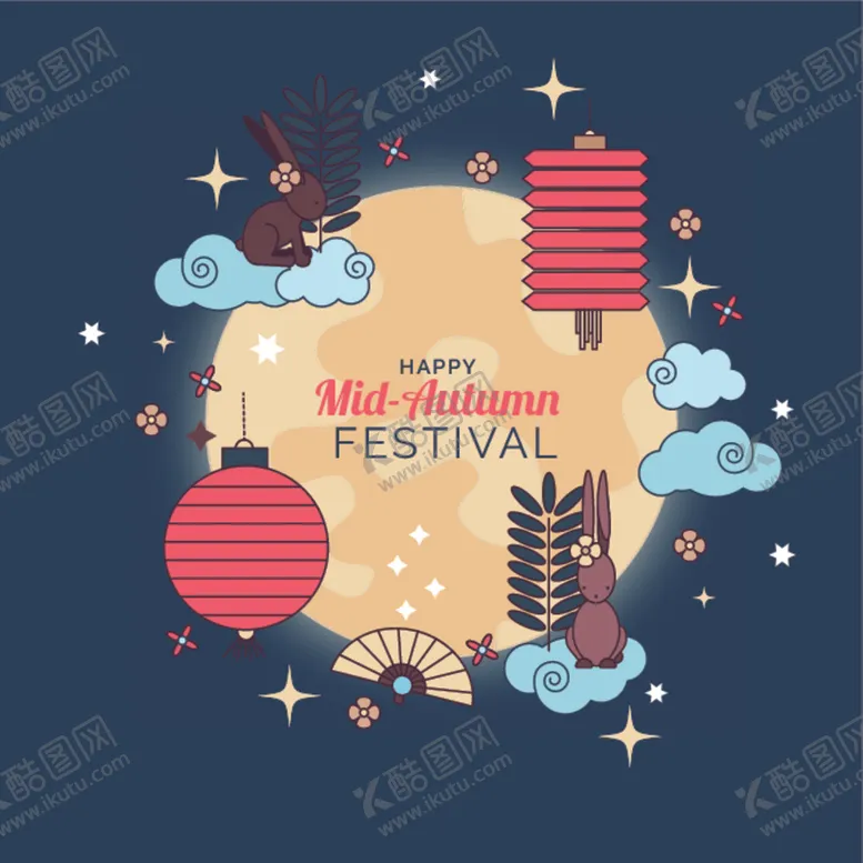 编号：76449707021455002464【酷图网】源文件下载-中秋节插画