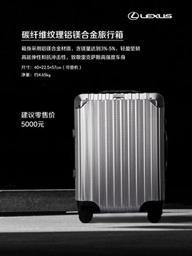 雷克萨斯旅行箱海报