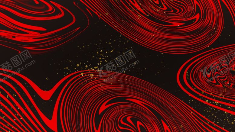编号：70578506300157204263【酷图网】源文件下载-黑红创意线条背景
