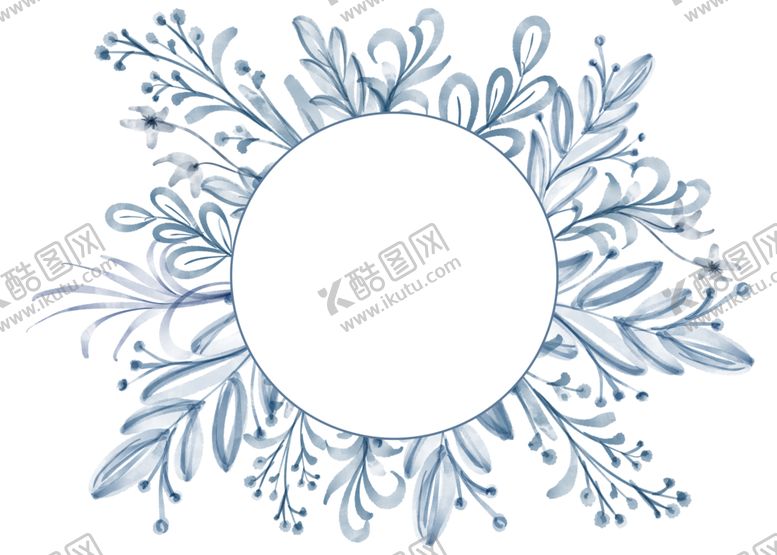 编号：16682906151836458201【酷图网】源文件下载-淡色植物树枝花朵装饰