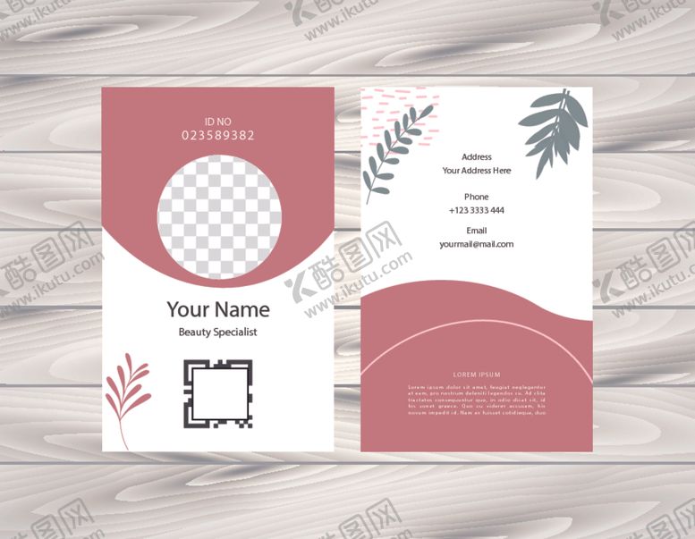 编号：14783209221132234135【酷图网】源文件下载-工作证工作牌工牌吊牌图片