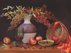 花卉水果油画