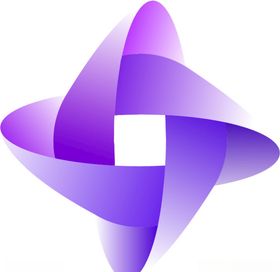 YOGA风紫色渐变LOGO