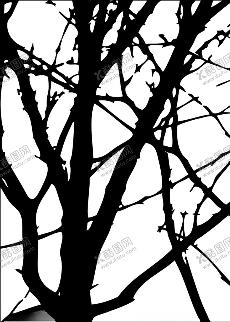 编号：68967210050321405435【酷图网】源文件下载-抽象树影