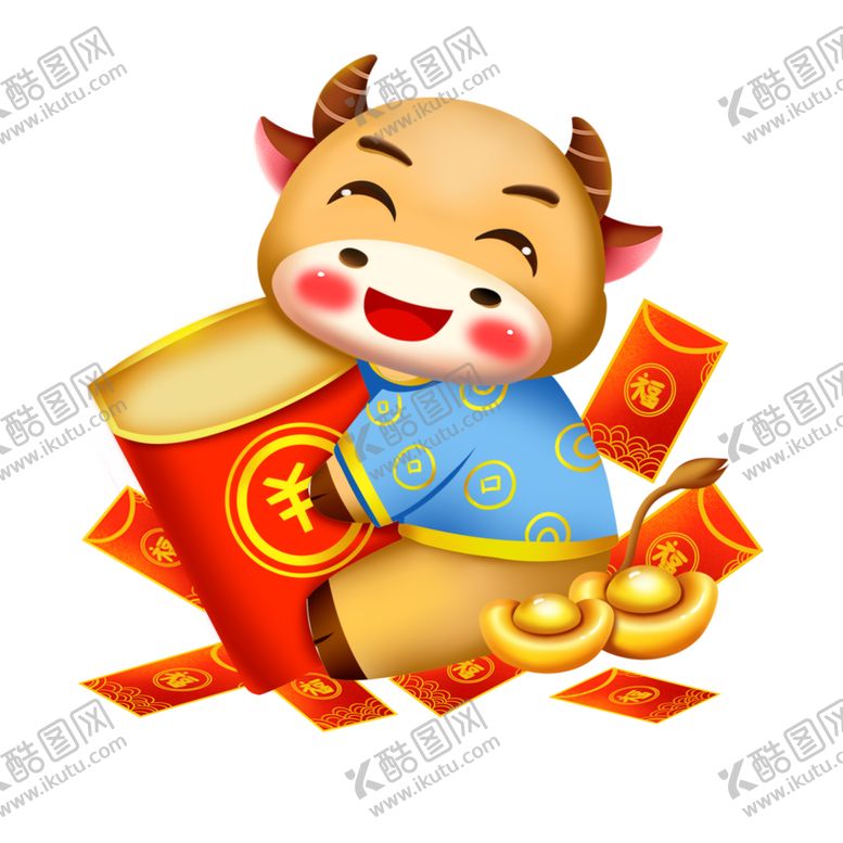 编号：15901104140903036523【酷图网】源文件下载-牛年形象