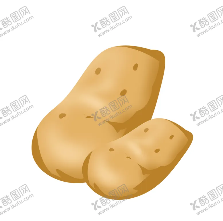 编号：25869310080238589120【酷图网】源文件下载-创意卡通手绘新鲜蔬菜土豆