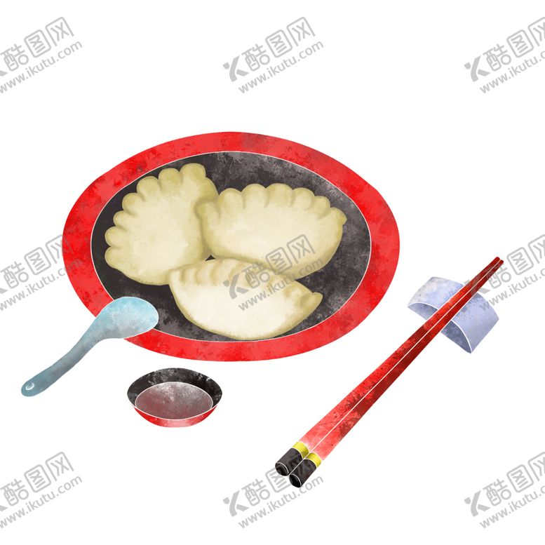 编号：47802404181111521072【酷图网】源文件下载-手绘饺子素材