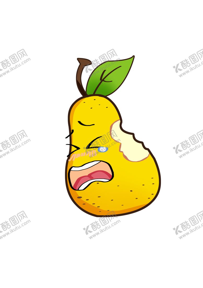 编号：90904007030739114919【酷图网】源文件下载-手绘鸭梨表情