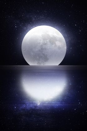 唯美月亮背景