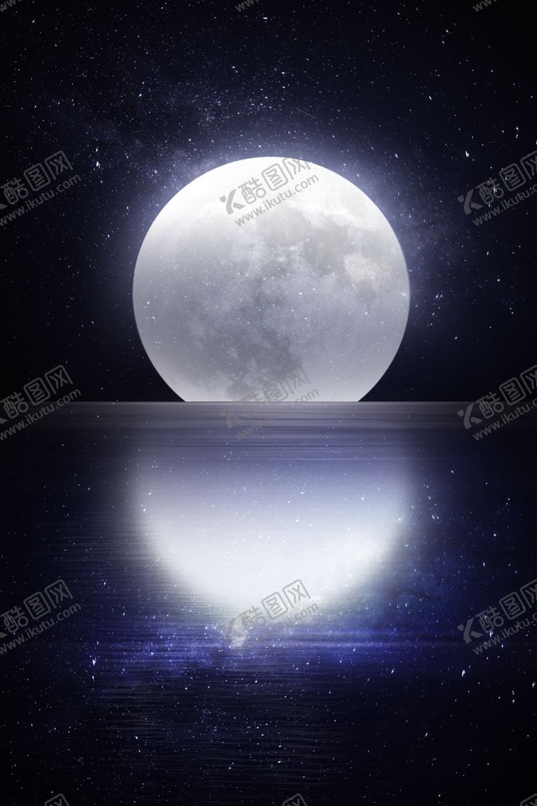 编号：87088105070617163770【酷图网】源文件下载-唯美月亮背景
