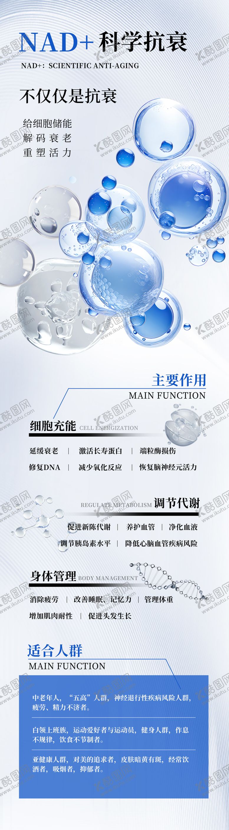 编号：99212502271734001810【酷图网】源文件下载-NAD医美长图海报