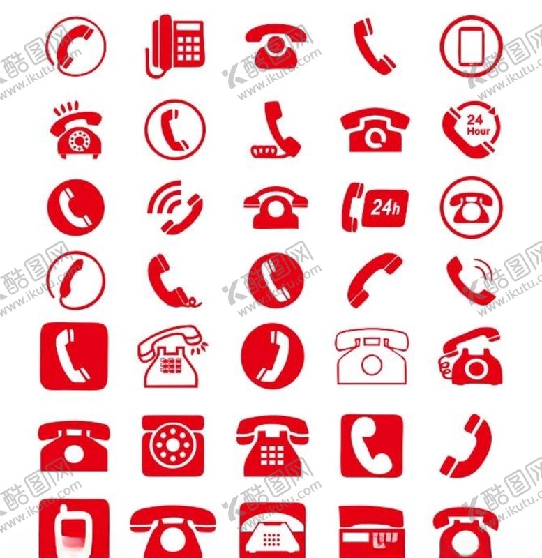 编号：95820809161814367445【酷图网】源文件下载-矢量电话标志
