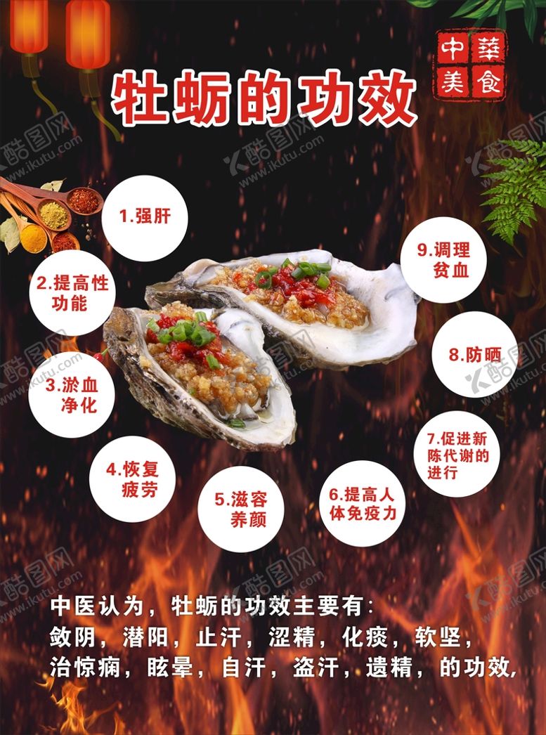 编号：38060701170957382064【酷图网】源文件下载-生蚝海报