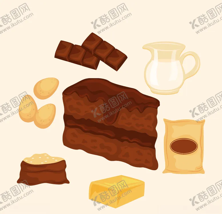 编号：46935806261457134536【酷图网】源文件下载-矢量厨房蔬菜食物素材