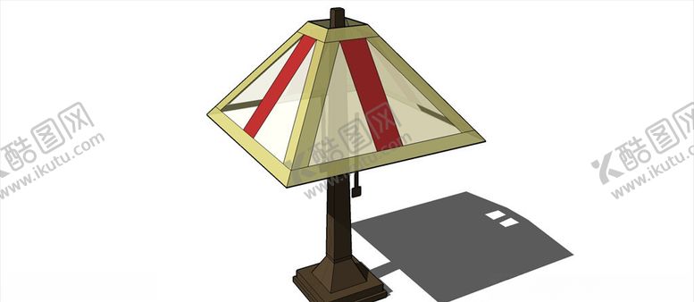 编号：65849510030443195394【酷图网】源文件下载-SU模型台灯