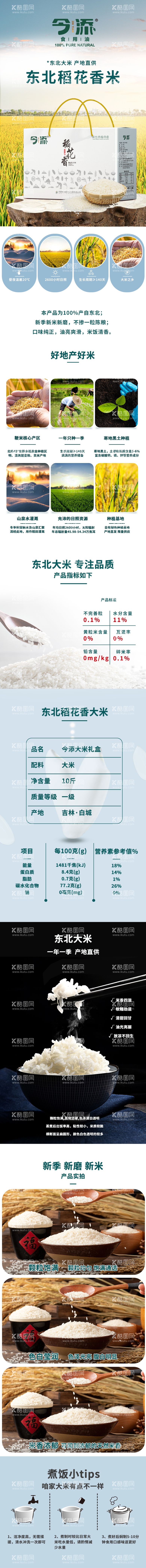 编号：19475512030250107085【酷图网】源文件下载-大米电商详情页 