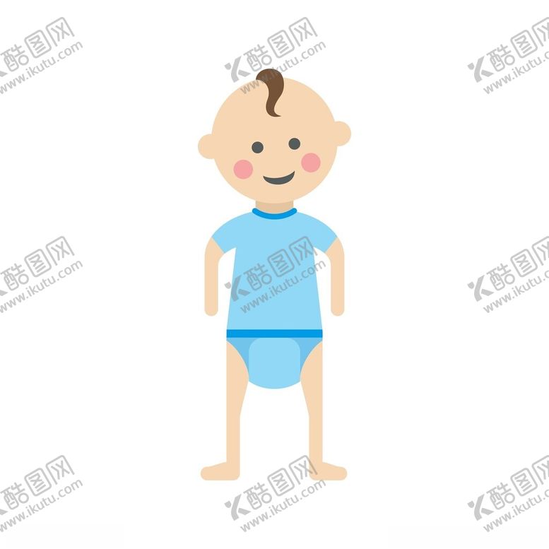 编号：58805002021901027808【酷图网】源文件下载-矢量人物小baby
