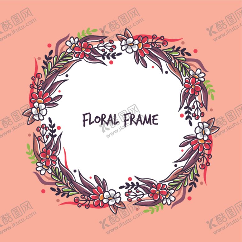 编号：15546710270420451295【酷图网】源文件下载-花卉边框