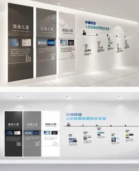 企业发展历程文化墙
