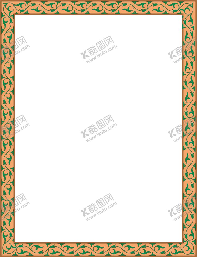 编号：25033204162152268237【酷图网】源文件下载-简约花纹边框