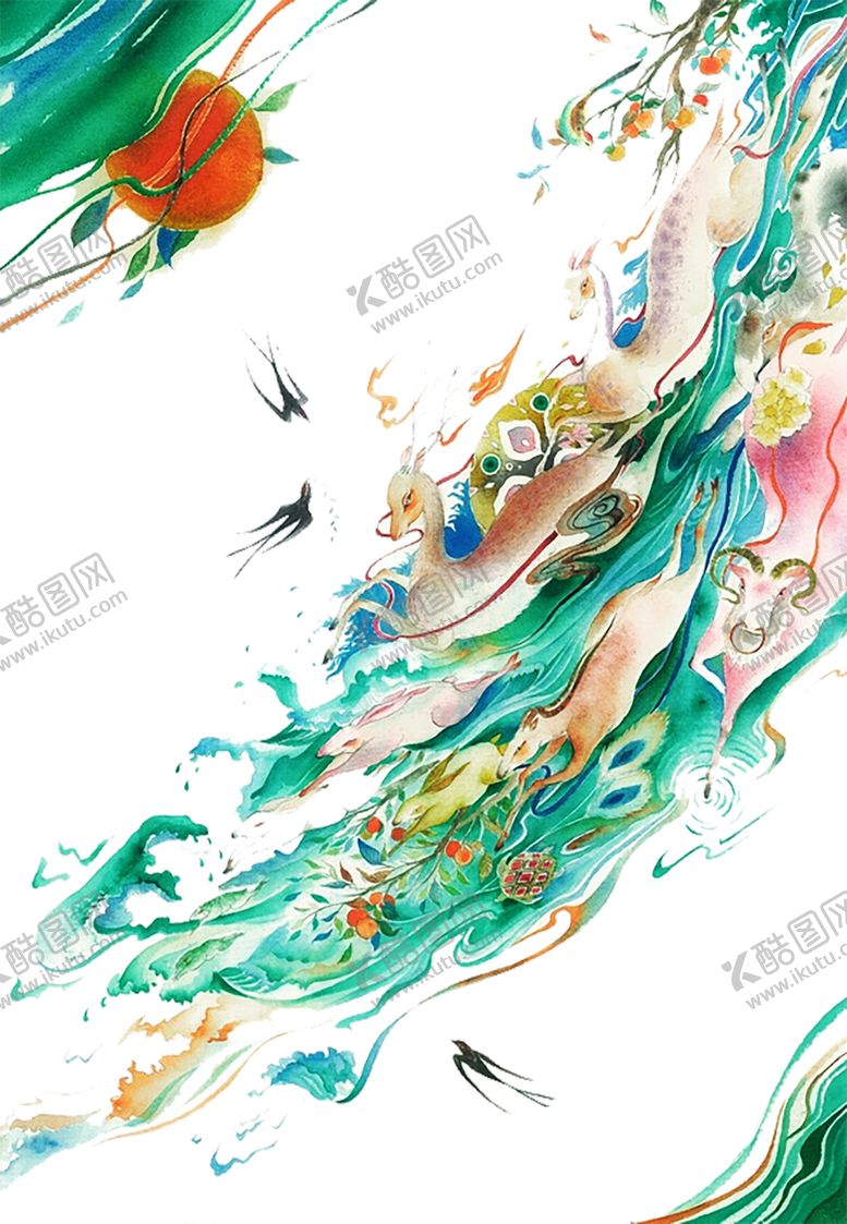 编号：37055910060013337076【酷图网】源文件下载-水墨