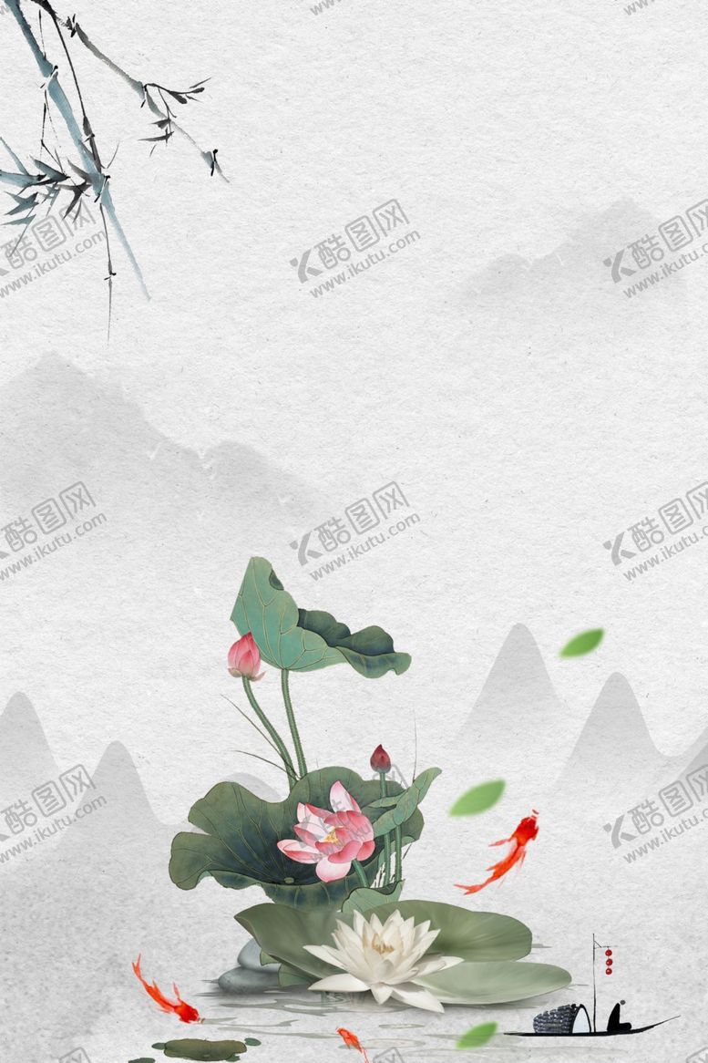 编号：10745509281307311775【酷图网】源文件下载-荷花背景