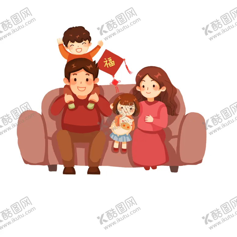 编号：95862802142030138894【酷图网】源文件下载-一家人团圆素材
