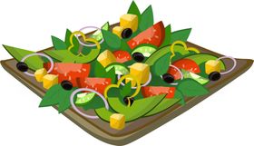 沙拉免抠图果蔬食物png轻食