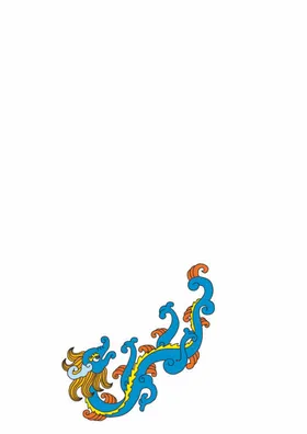 龙纹图案2024年矢量传统腾