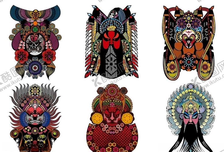 编号：64131911011437481518【酷图网】源文件下载-京剧脸谱