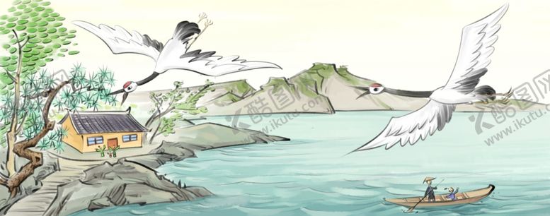 编号：44959402130127128163【酷图网】源文件下载-水墨山水画