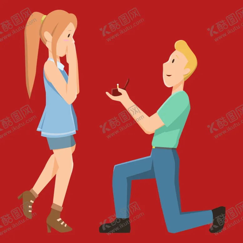 编号：50145202050323543598【酷图网】源文件下载-手绘情侣恋人