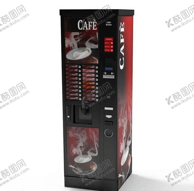 编号：64498002222320259957【酷图网】源文件下载-C4D模型自动贩卖机