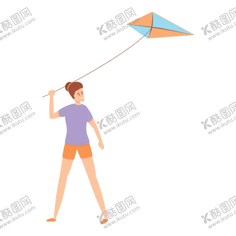 编号：33568601270335456906【酷图网】源文件下载-放风筝