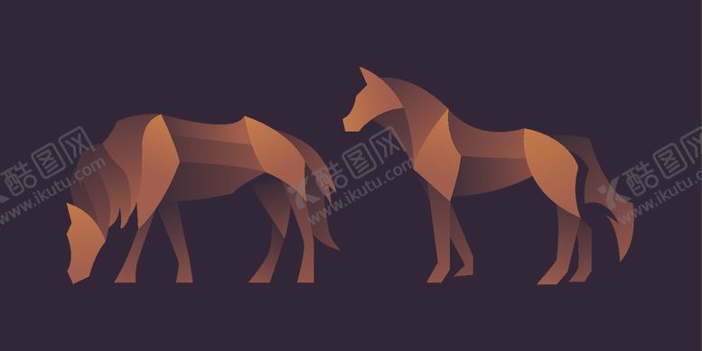 编号：26335207061025294692【酷图网】源文件下载-抽象动物插画